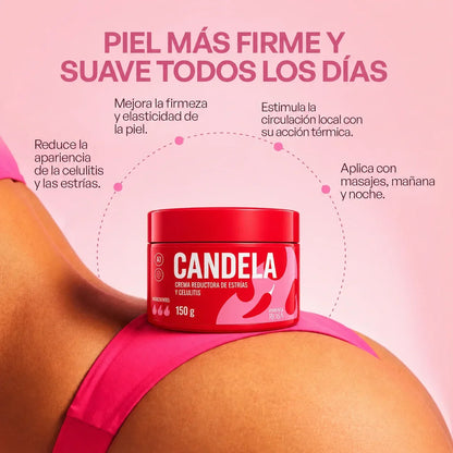 Candela — Crema Reductora de Estrías y Celulitis